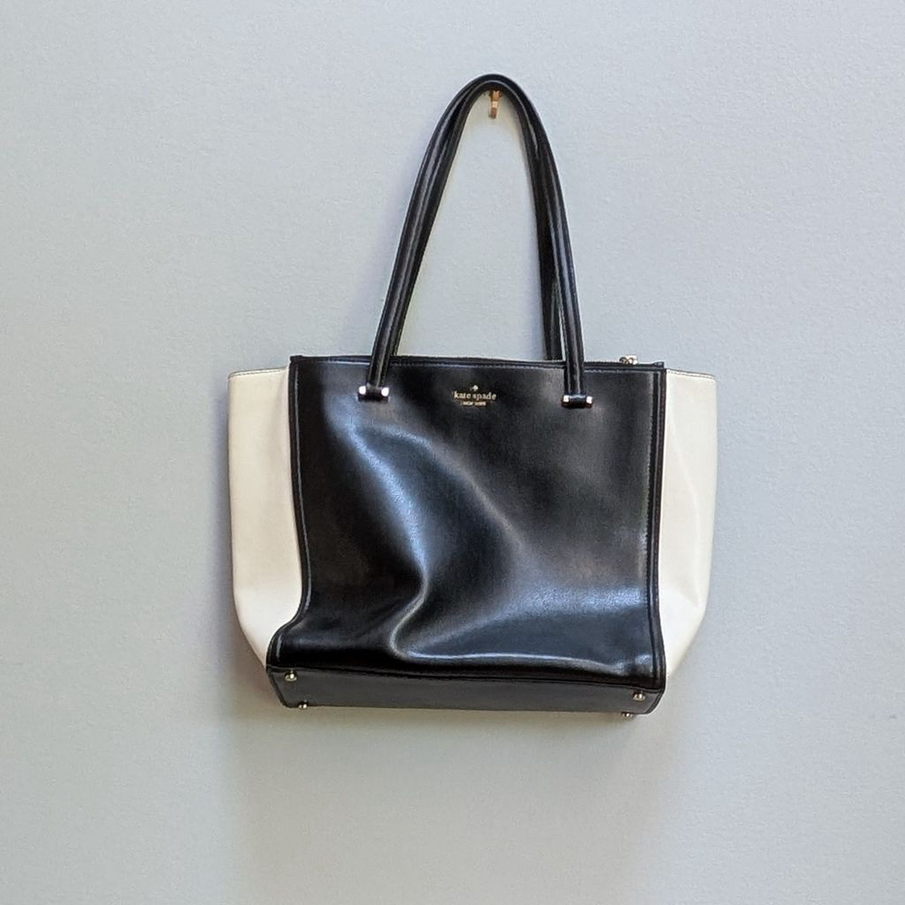 Kate Spade Kona Patterson Drive Black and White Tote - See Notes